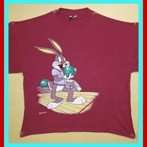 Vintage 1994 Bugs Bunny Bowling Looney Tunes T-shi